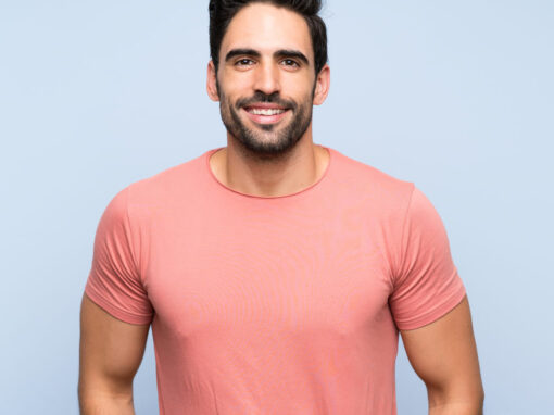 Camiseta estilo fit color rosado